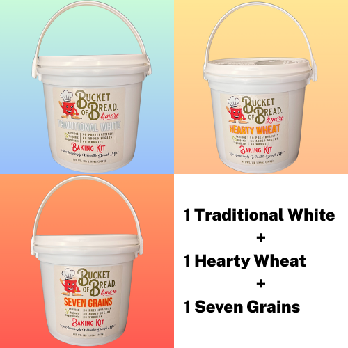 Pick 3 Half Gallon Baking Kits PLUS Free Shipping