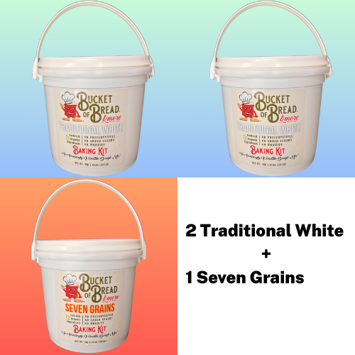 Pick 3 Half Gallon Baking Kits PLUS Free Shipping