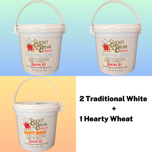 Pick 3 Half Gallon Baking Kits PLUS Free Shipping