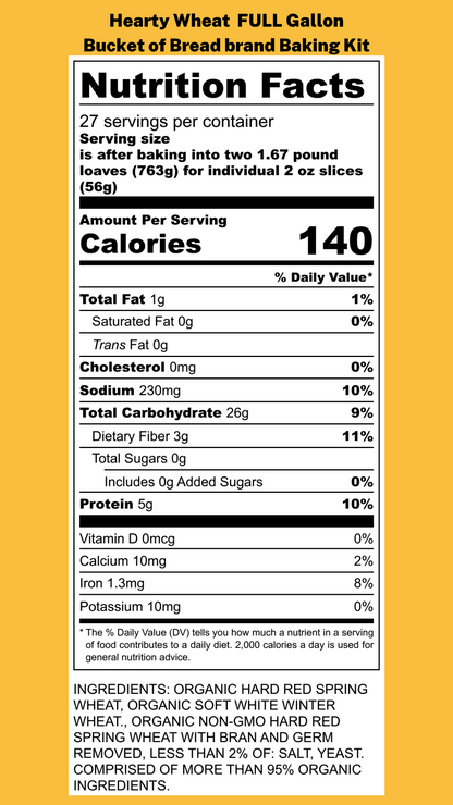 Pick a Full Gallon Baking Kit