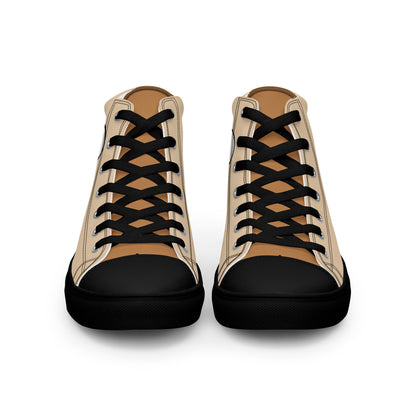 Men’s high top canvas shoes