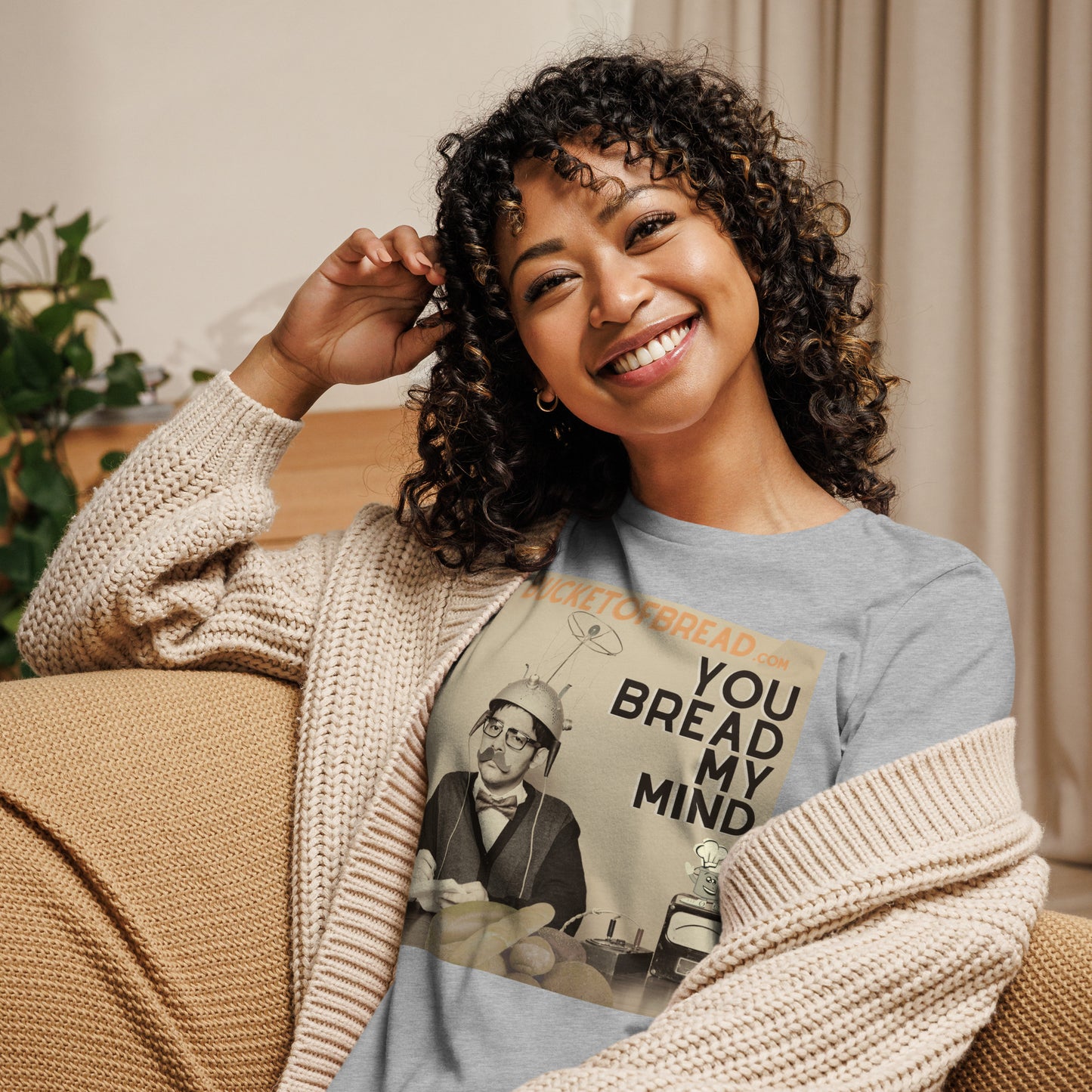 Women's Relaxed T-Shirt - You Bread My Mind