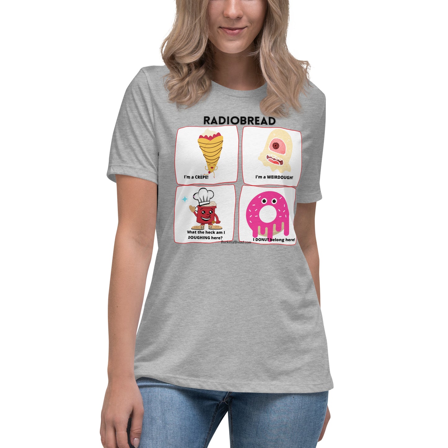 Women's Relaxed T-Shirt - Radio Bread