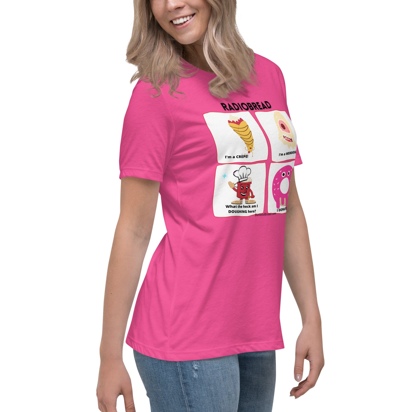 Women's Relaxed T-Shirt - Radio Bread