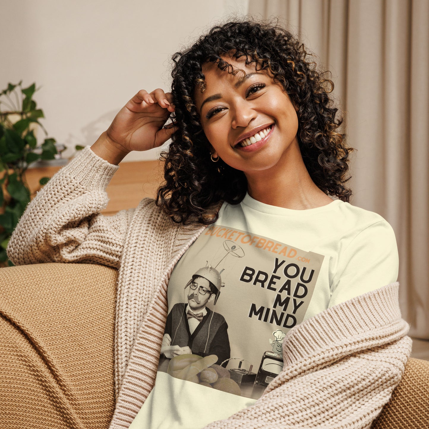 Women's Relaxed T-Shirt - You Bread My Mind