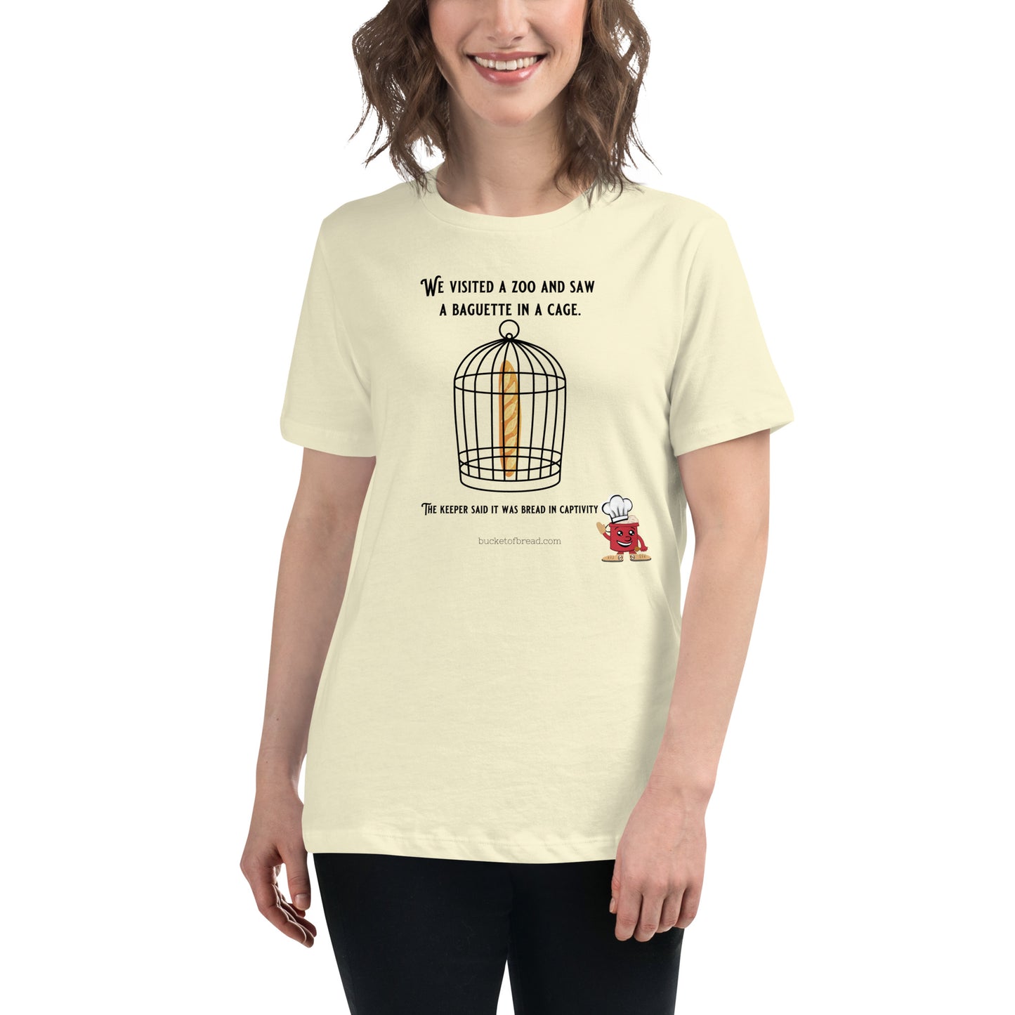 Women's Relaxed T-Shirt - Bread in Captivity