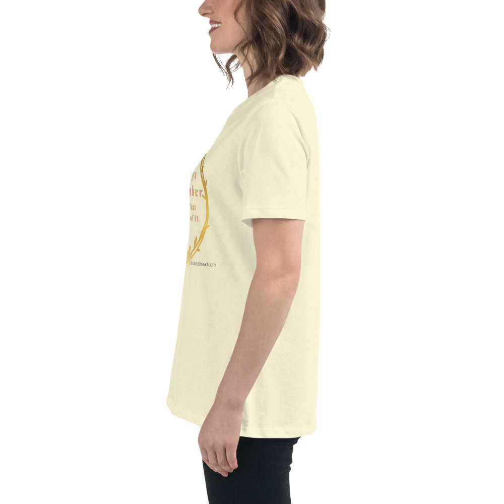 Women's Relaxed T-Shirt - Life is What You Bake of It