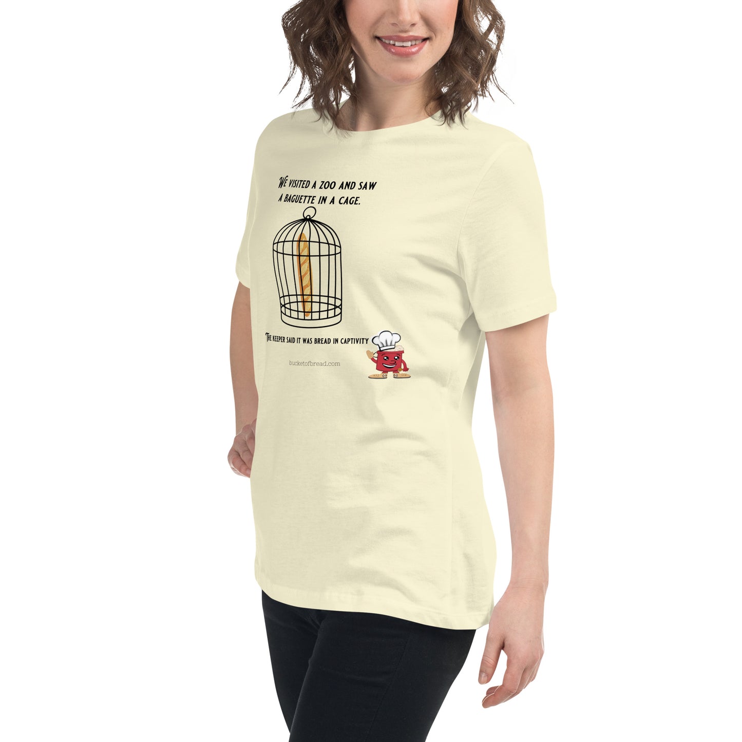 Women's Relaxed T-Shirt - Bread in Captivity