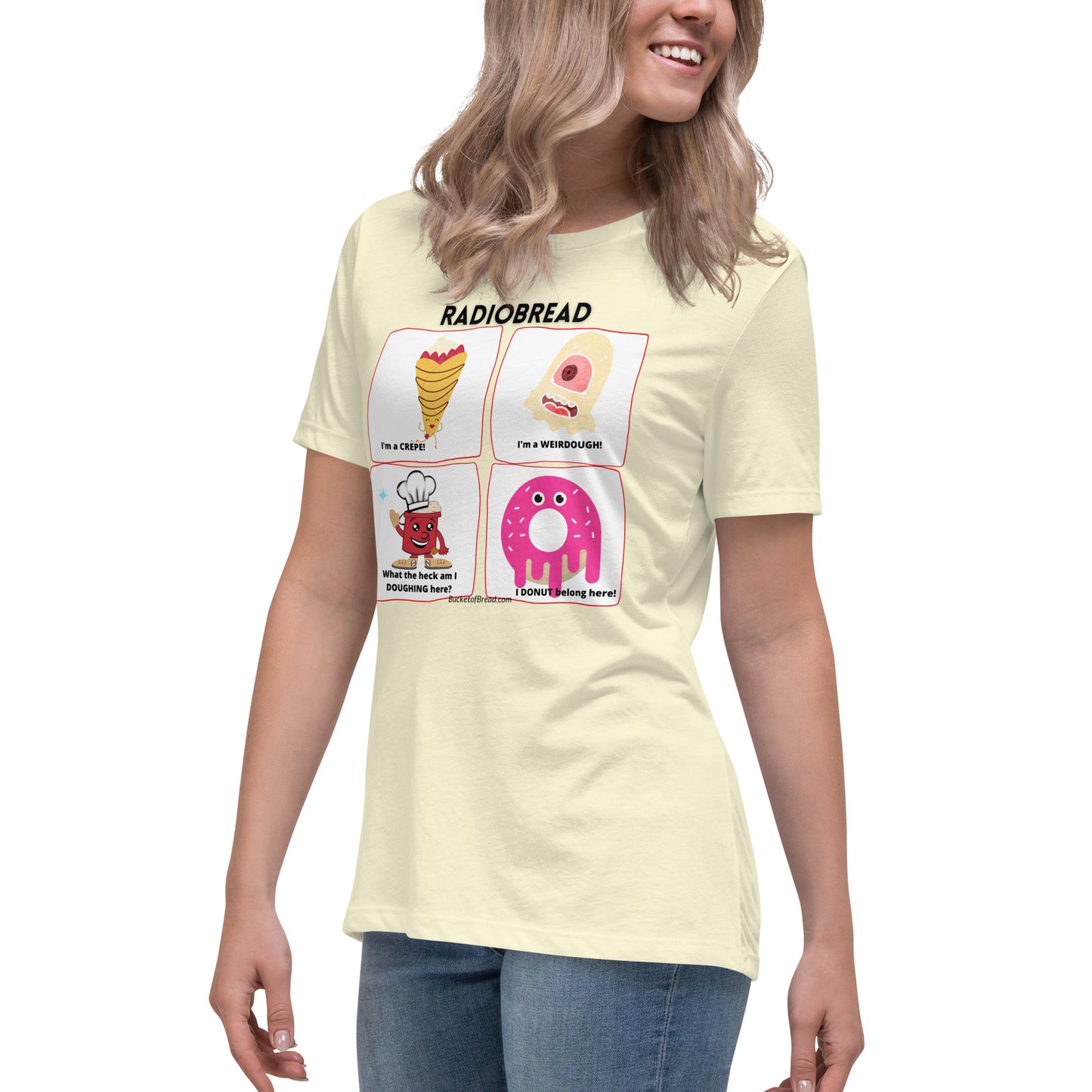 Women's Relaxed T-Shirt - Radio Bread