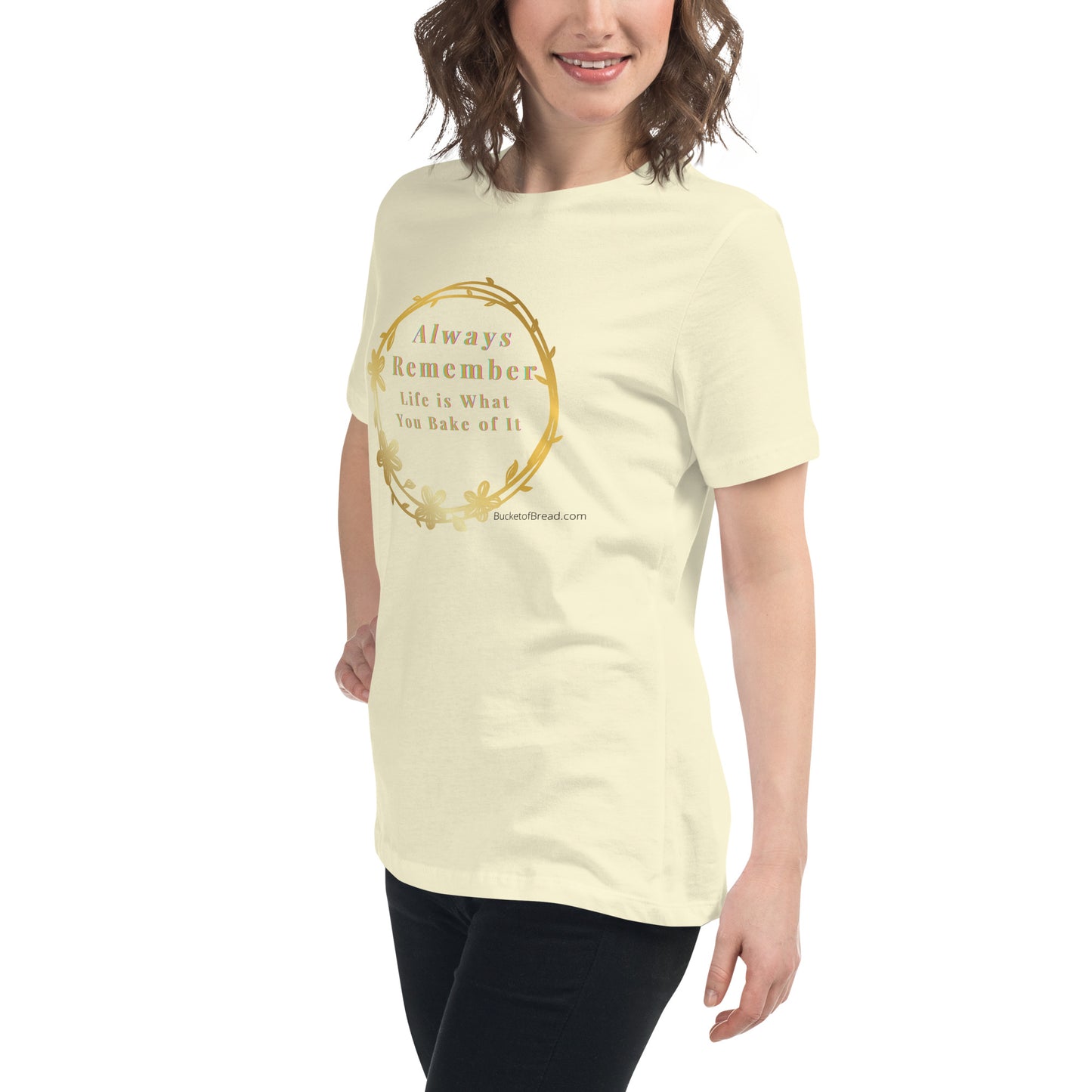 Women's Relaxed T-Shirt - Life is What You Bake of It