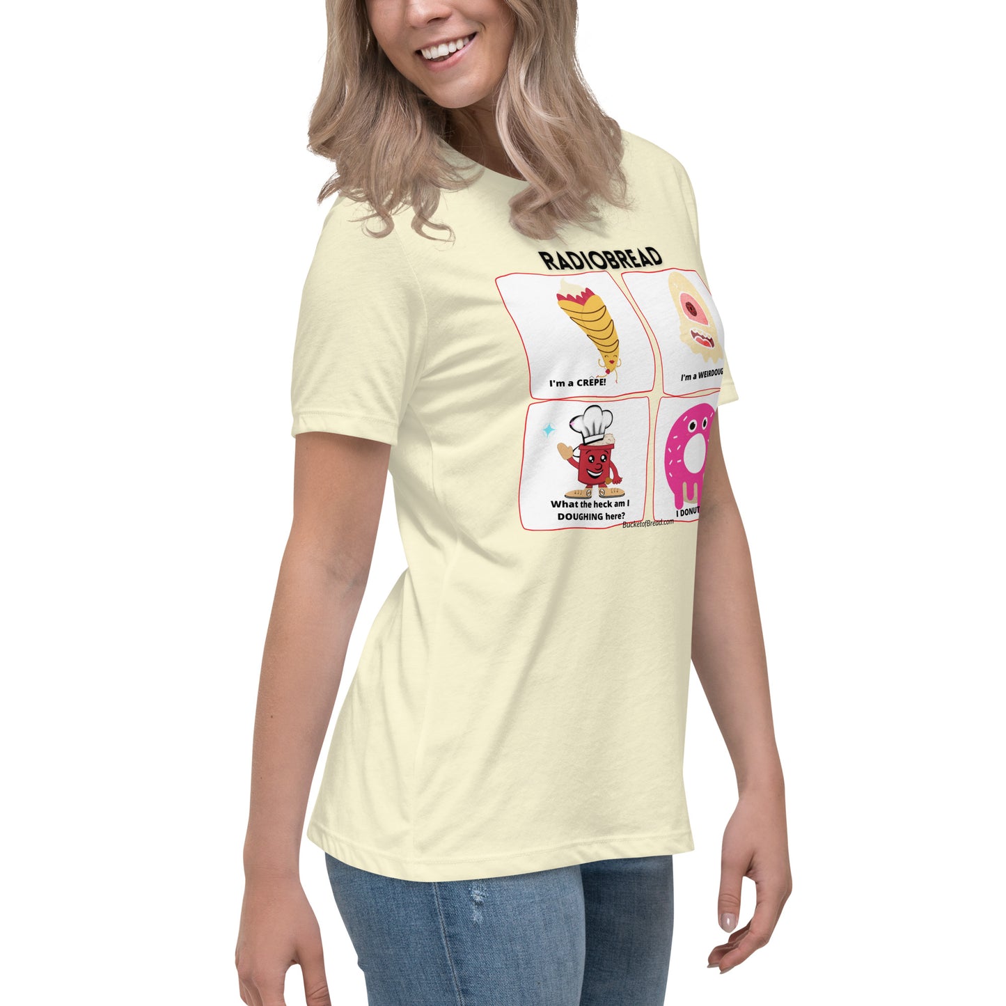 Women's Relaxed T-Shirt - Radio Bread