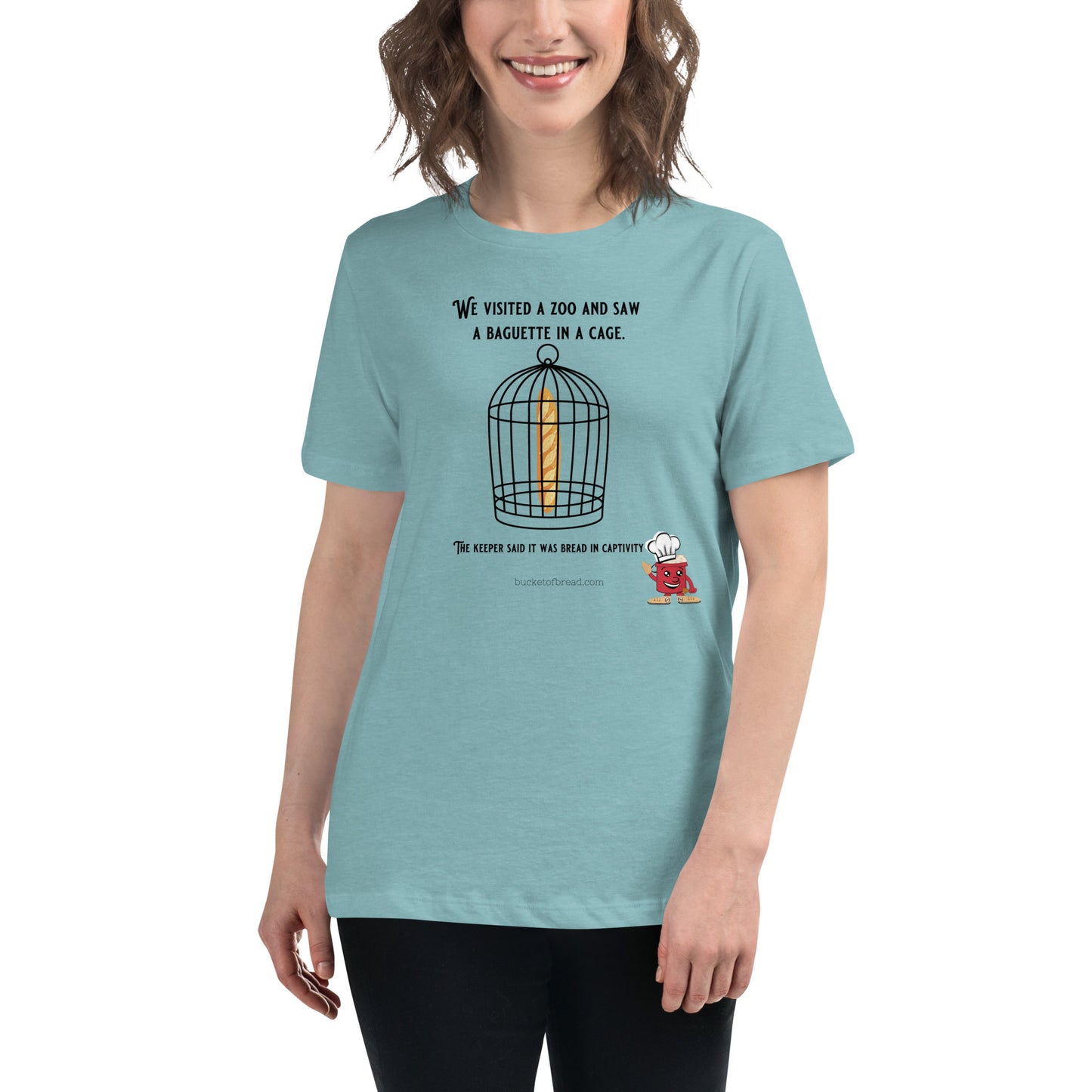 Women's Relaxed T-Shirt - Bread in Captivity