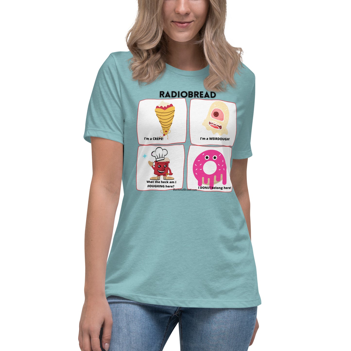 Women's Relaxed T-Shirt - Radio Bread