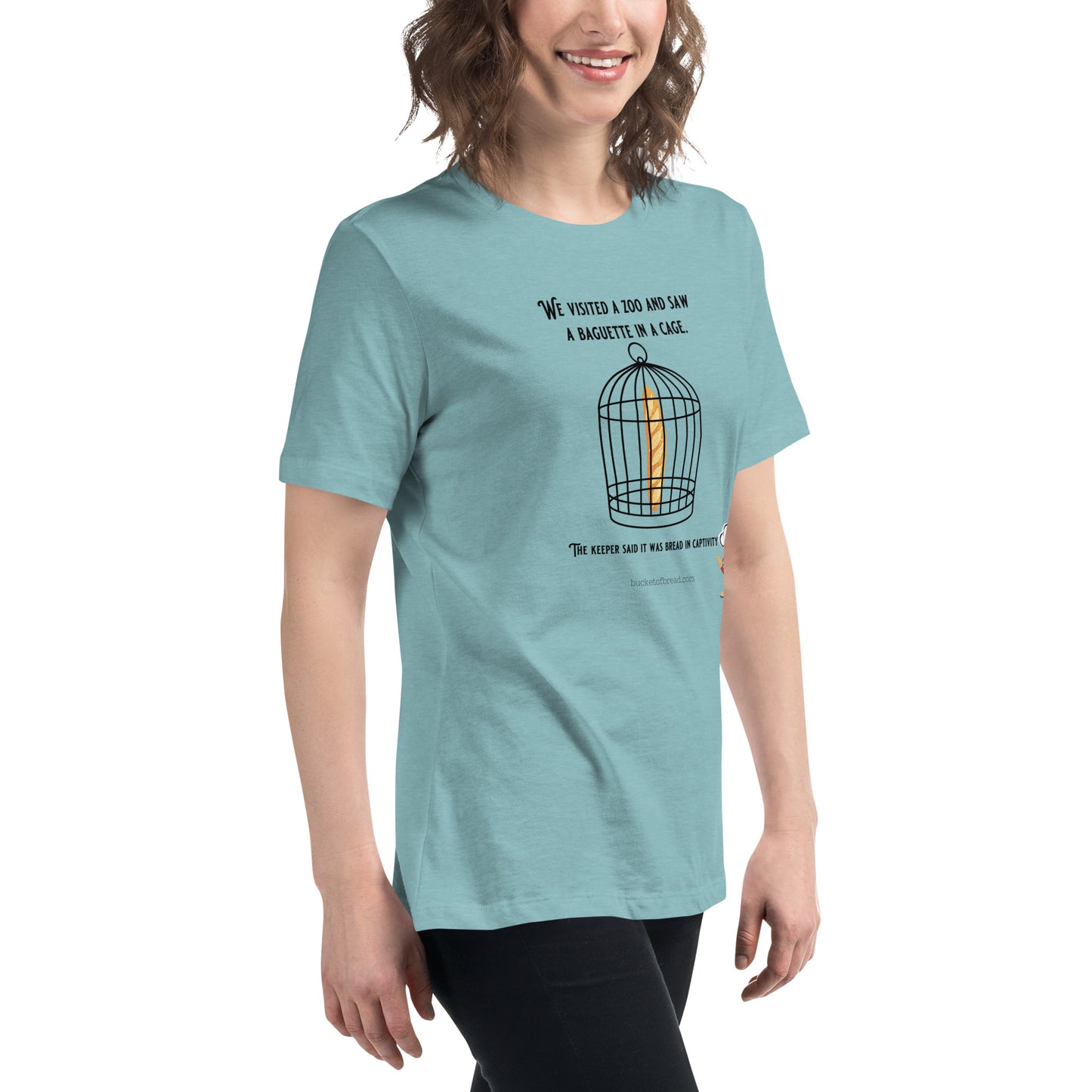 Women's Relaxed T-Shirt - Bread in Captivity