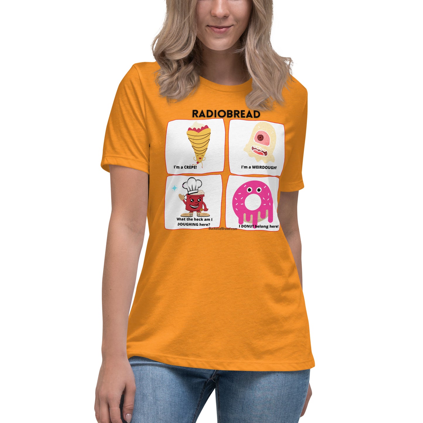 Women's Relaxed T-Shirt - Radio Bread