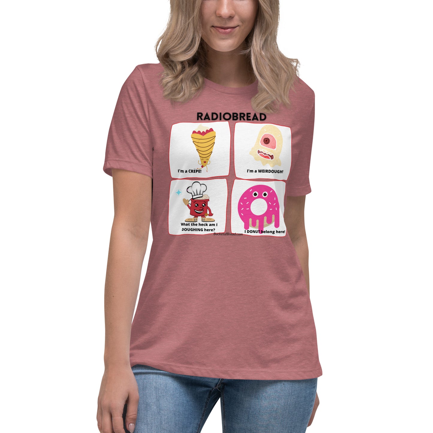 Women's Relaxed T-Shirt - Radio Bread