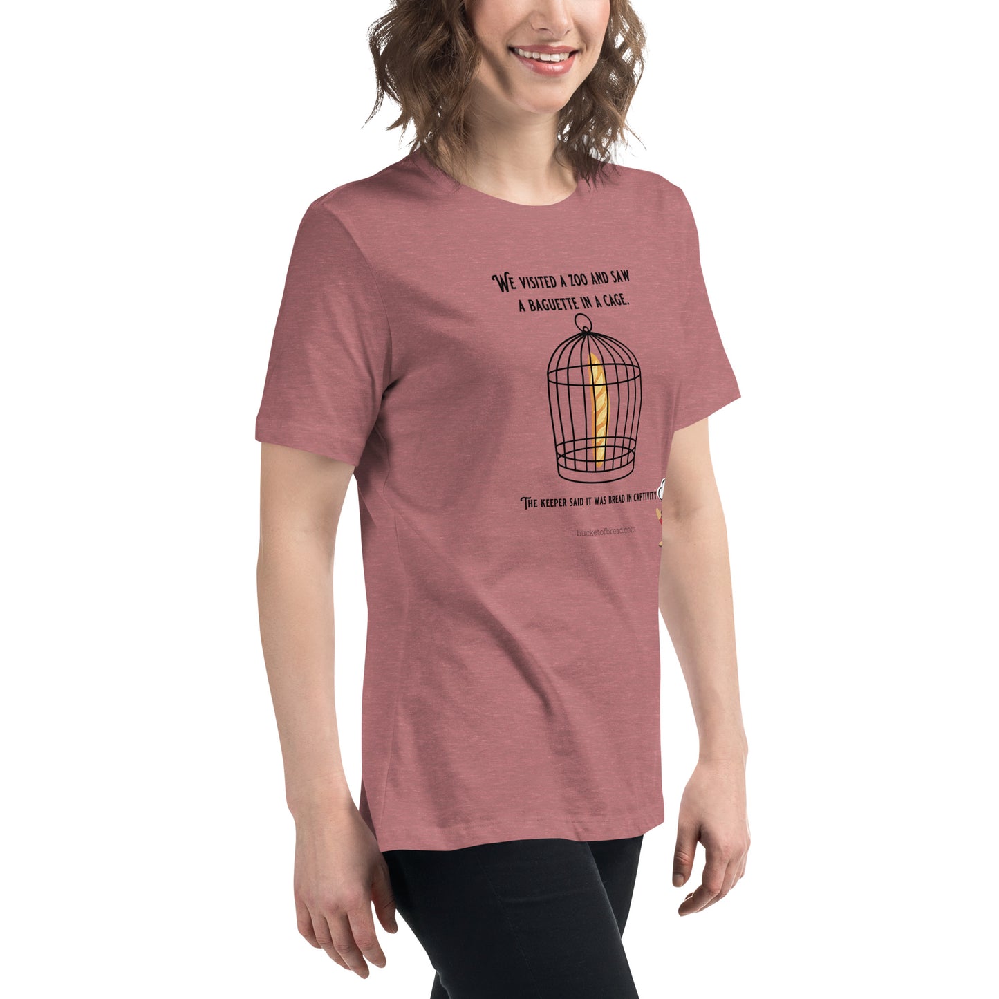 Women's Relaxed T-Shirt - Bread in Captivity