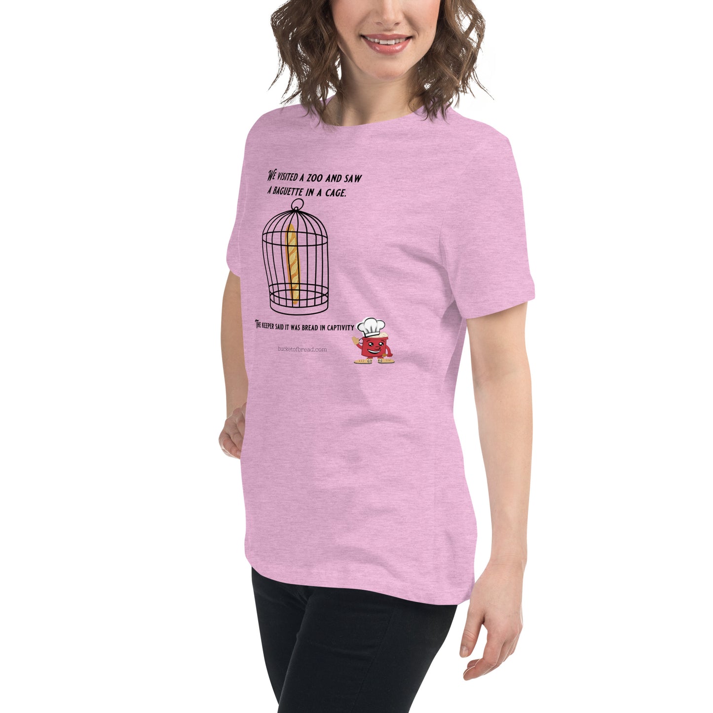 Women's Relaxed T-Shirt - Bread in Captivity