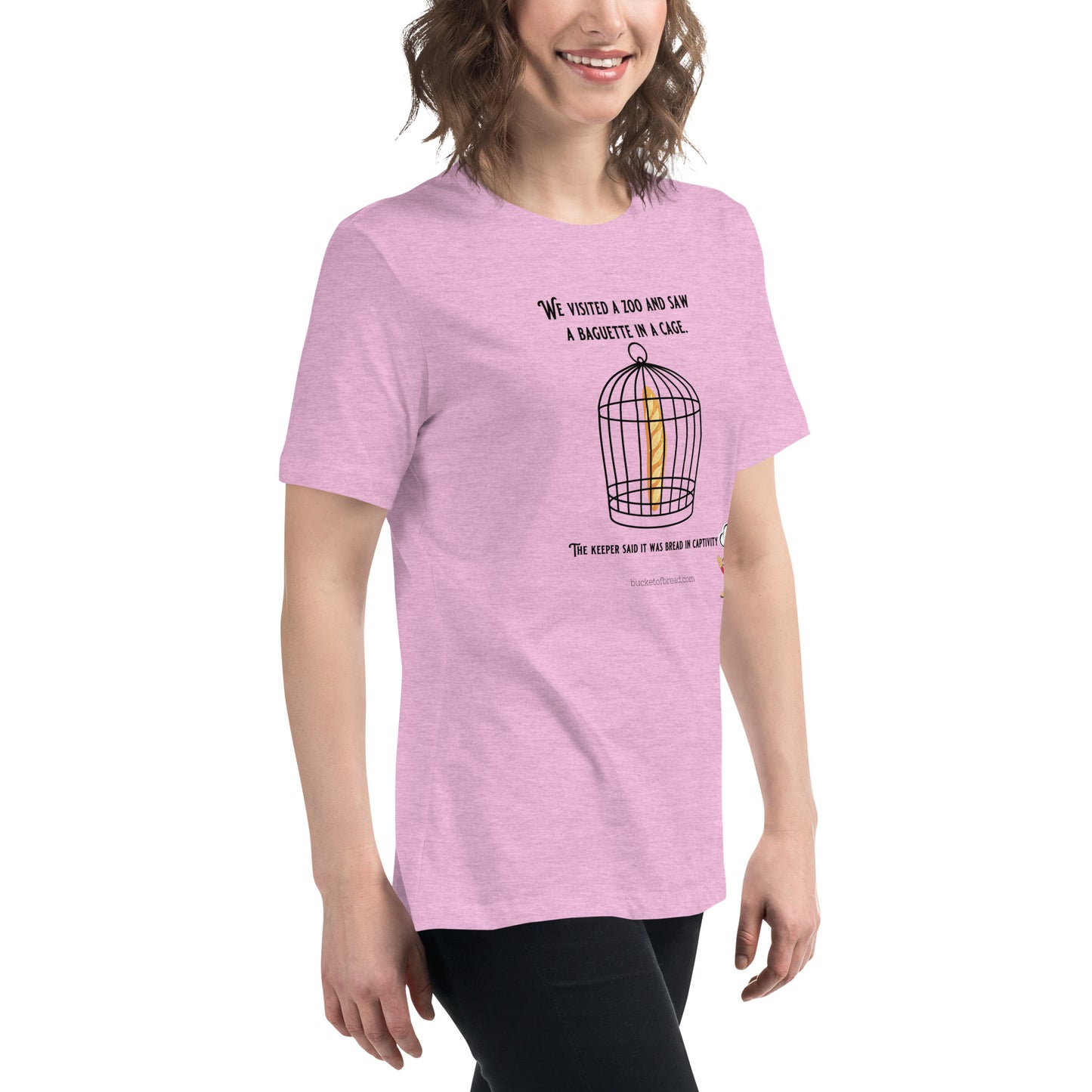 Women's Relaxed T-Shirt - Bread in Captivity