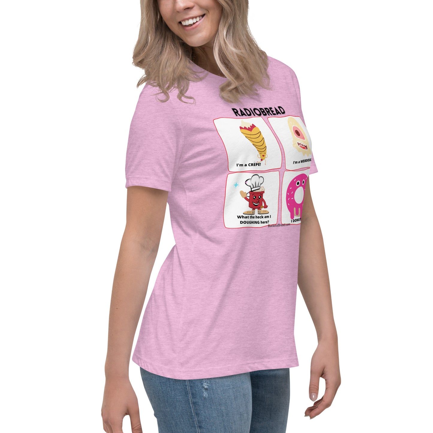 Women's Relaxed T-Shirt - Radio Bread