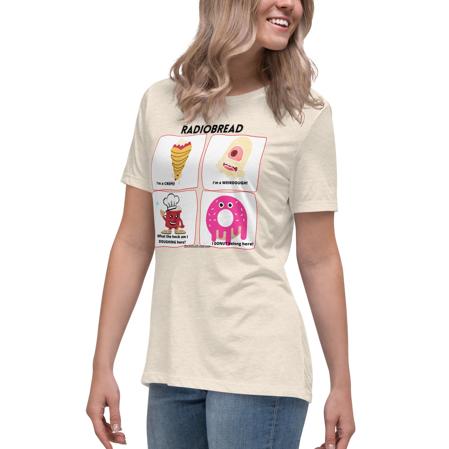 Women's Relaxed T-Shirt - Radio Bread