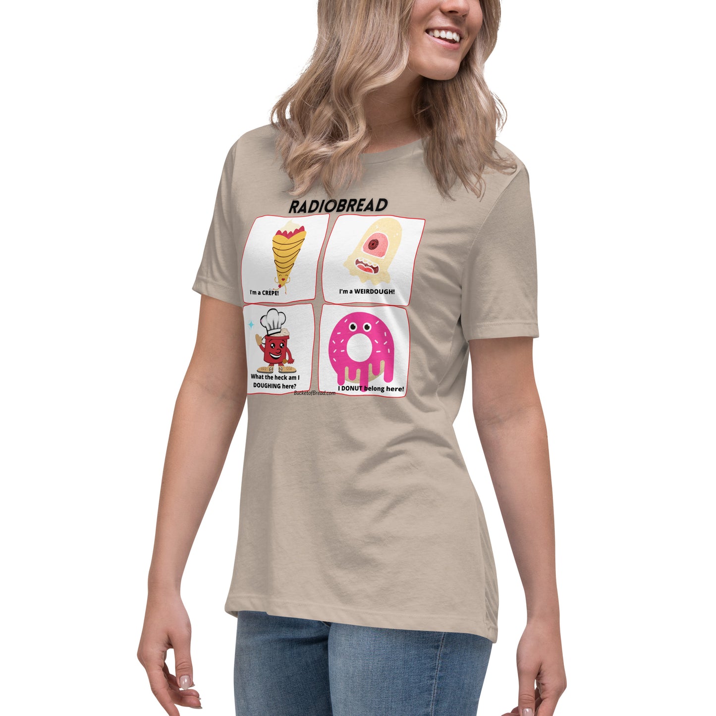 Women's Relaxed T-Shirt - Radio Bread