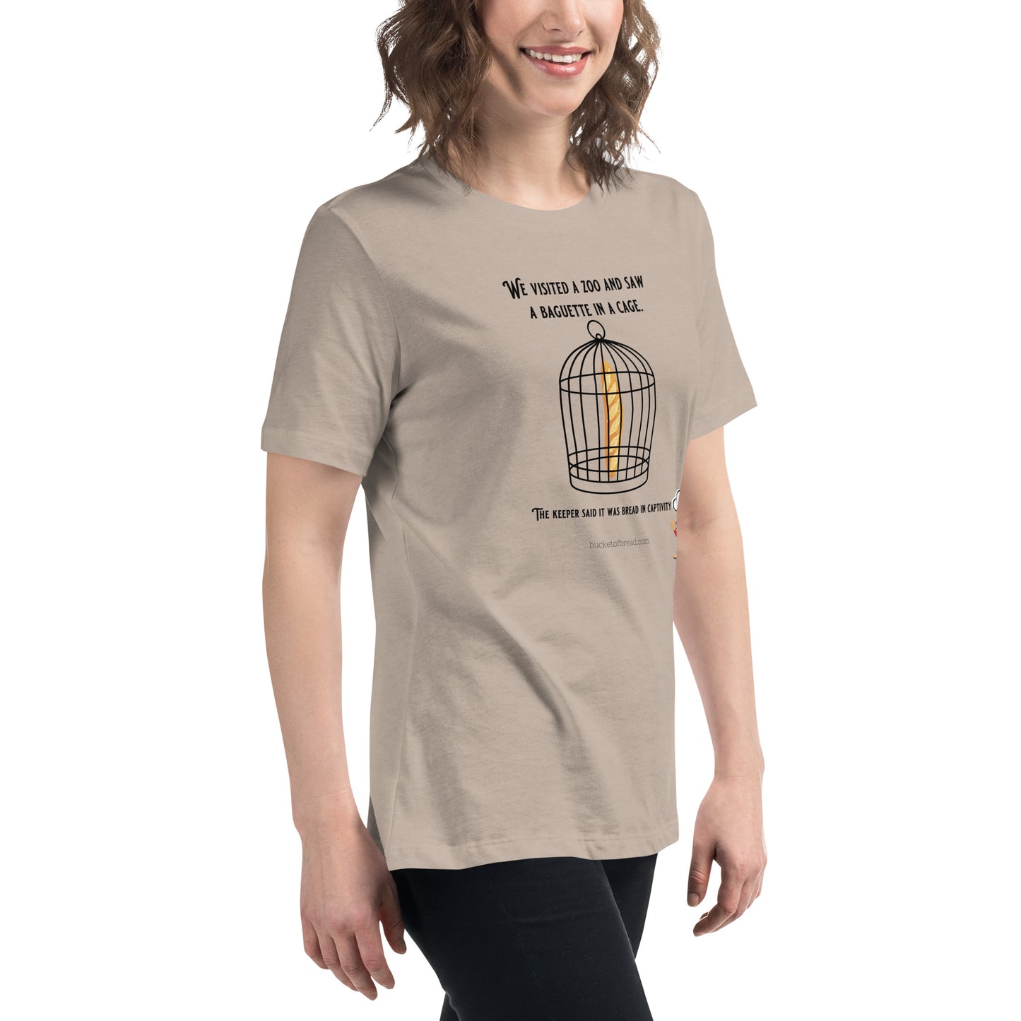 Women's Relaxed T-Shirt - Bread in Captivity