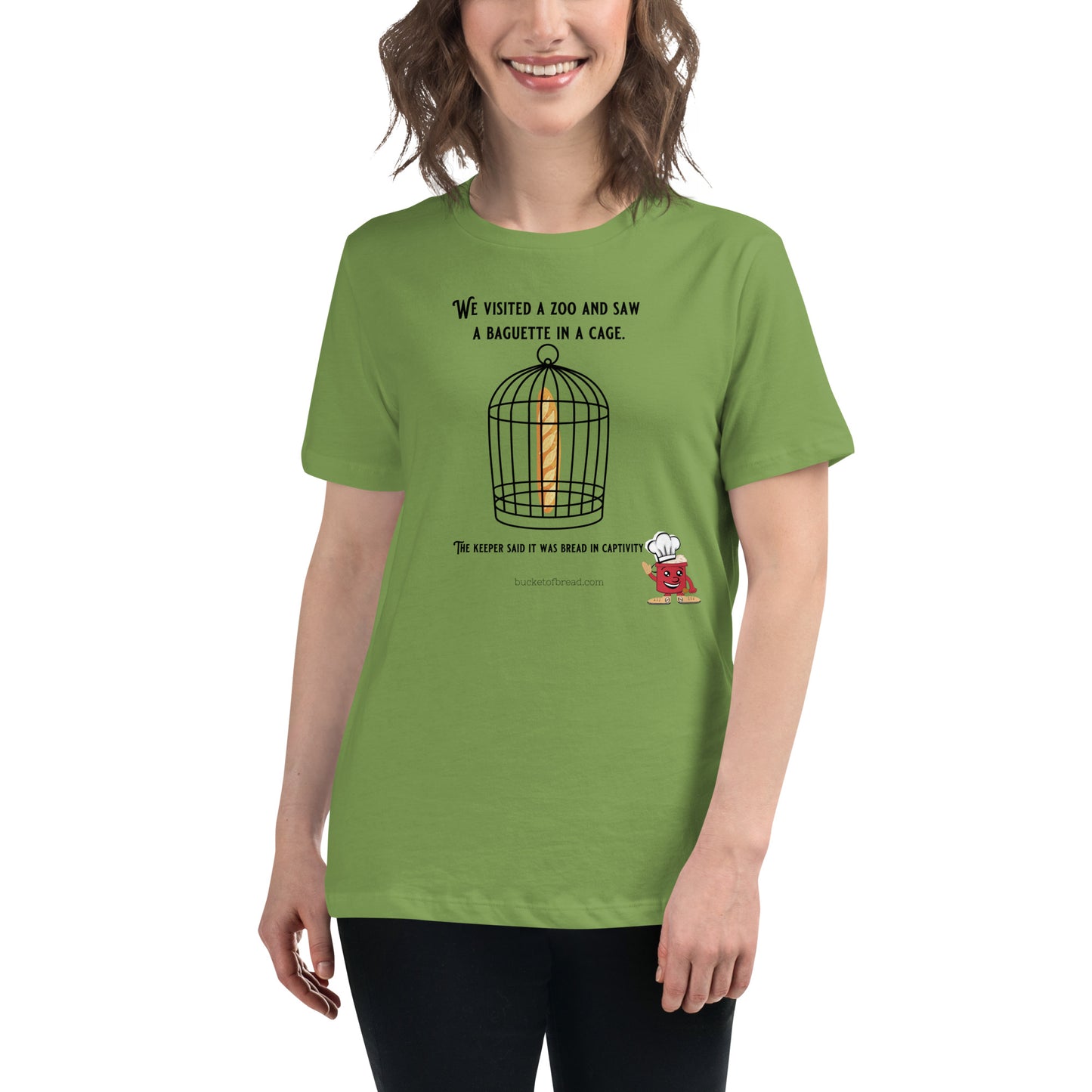 Women's Relaxed T-Shirt - Bread in Captivity