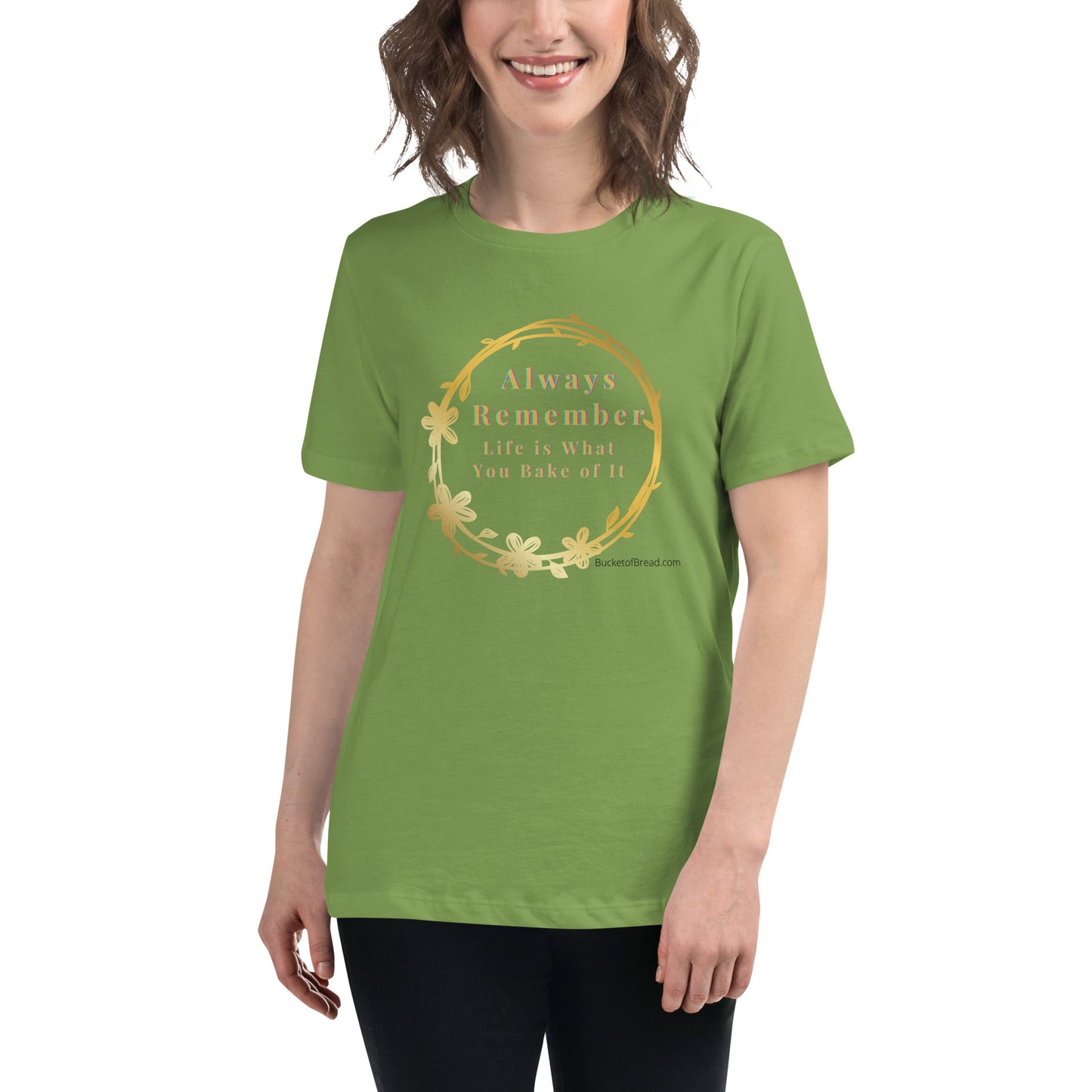 Women's Relaxed T-Shirt - Life is What You Bake of It