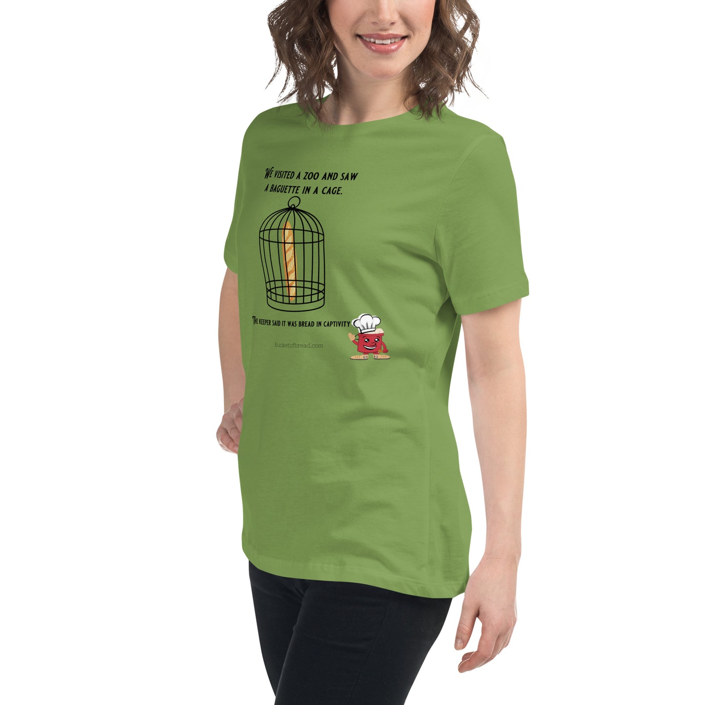 Women's Relaxed T-Shirt - Bread in Captivity