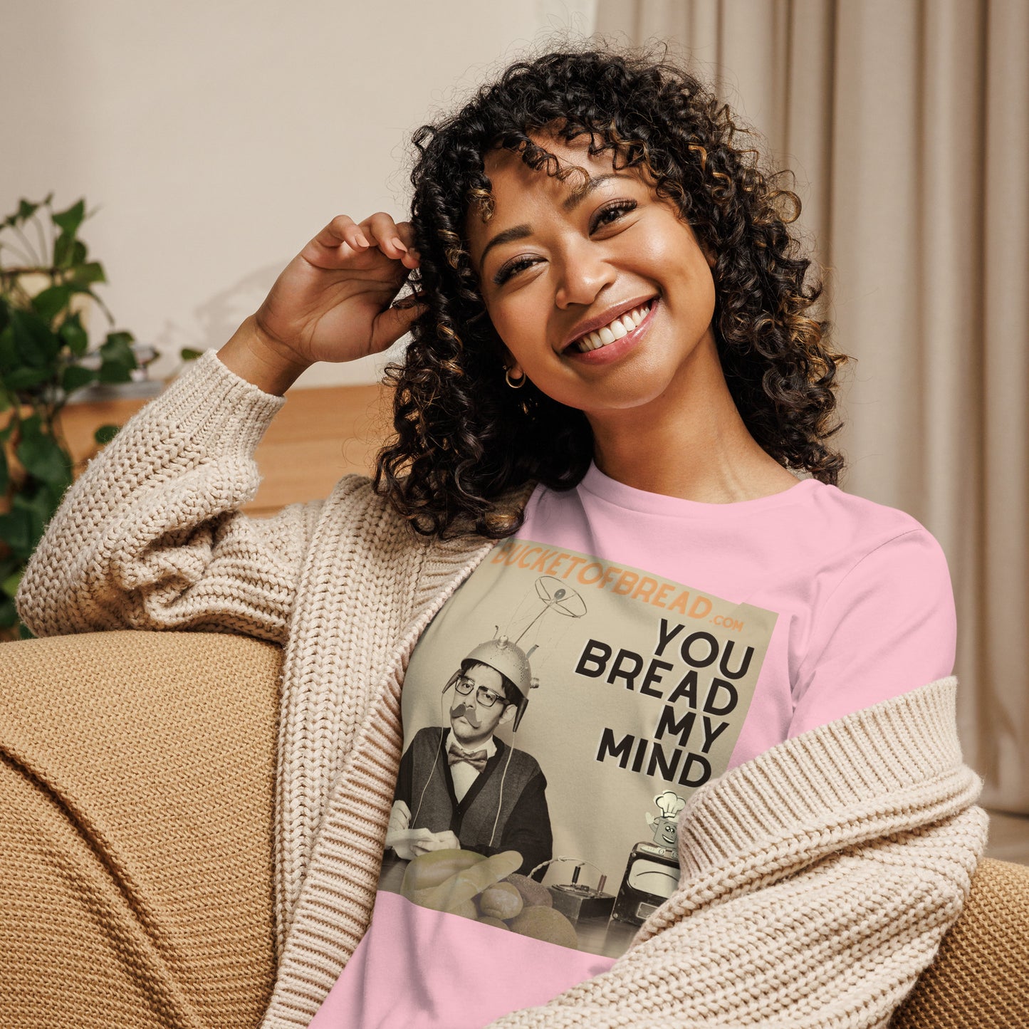 Women's Relaxed T-Shirt - You Bread My Mind