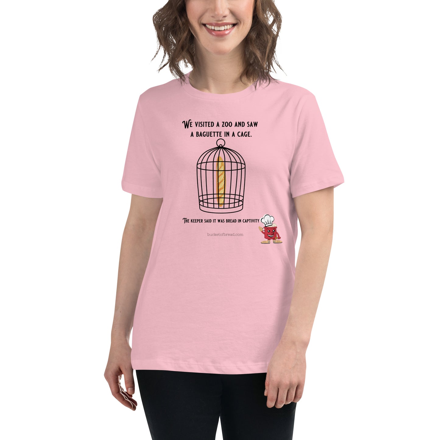 Women's Relaxed T-Shirt - Bread in Captivity