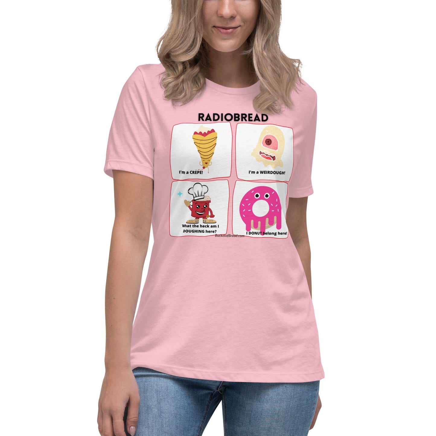 Women's Relaxed T-Shirt - Radio Bread