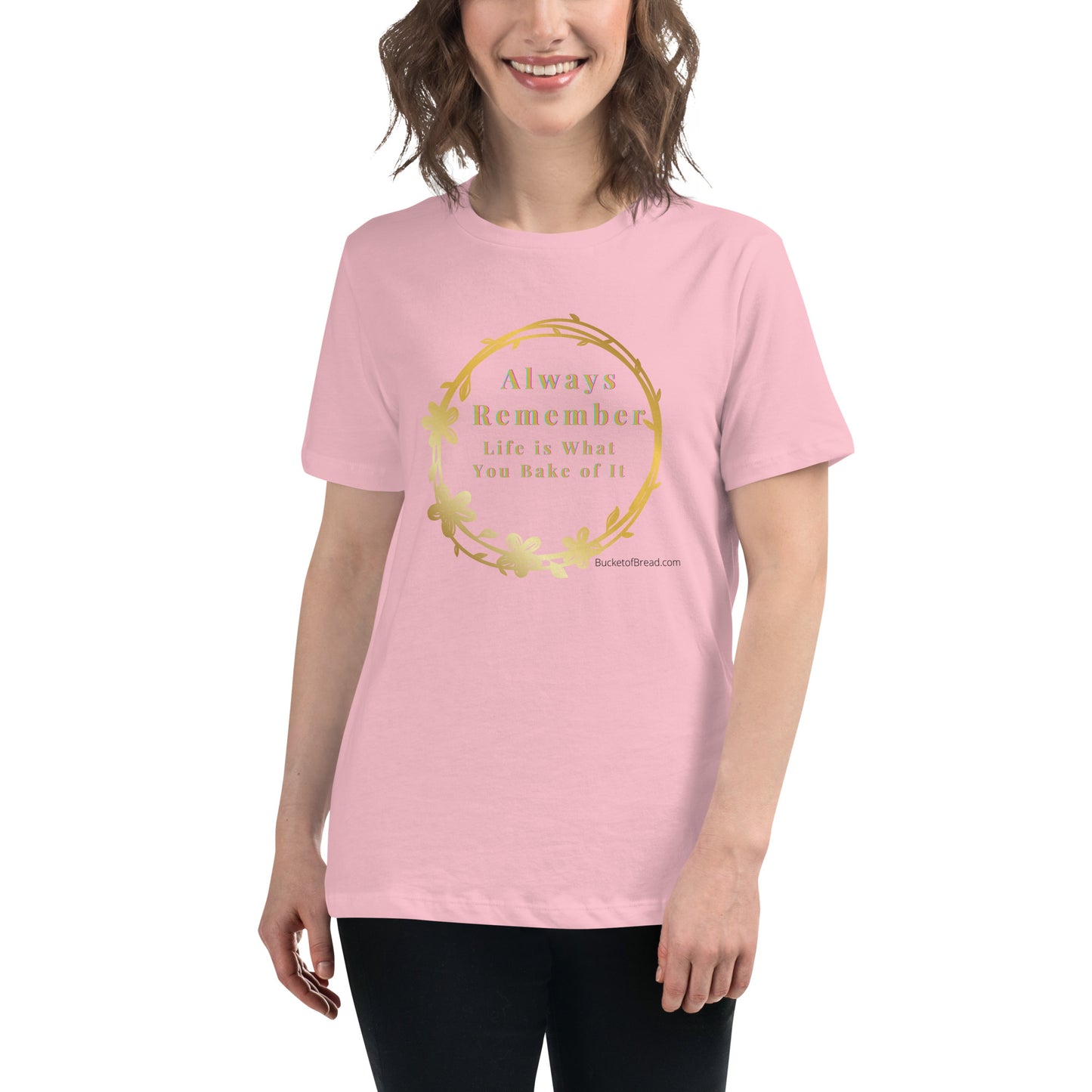 Women's Relaxed T-Shirt - Life is What You Bake of It