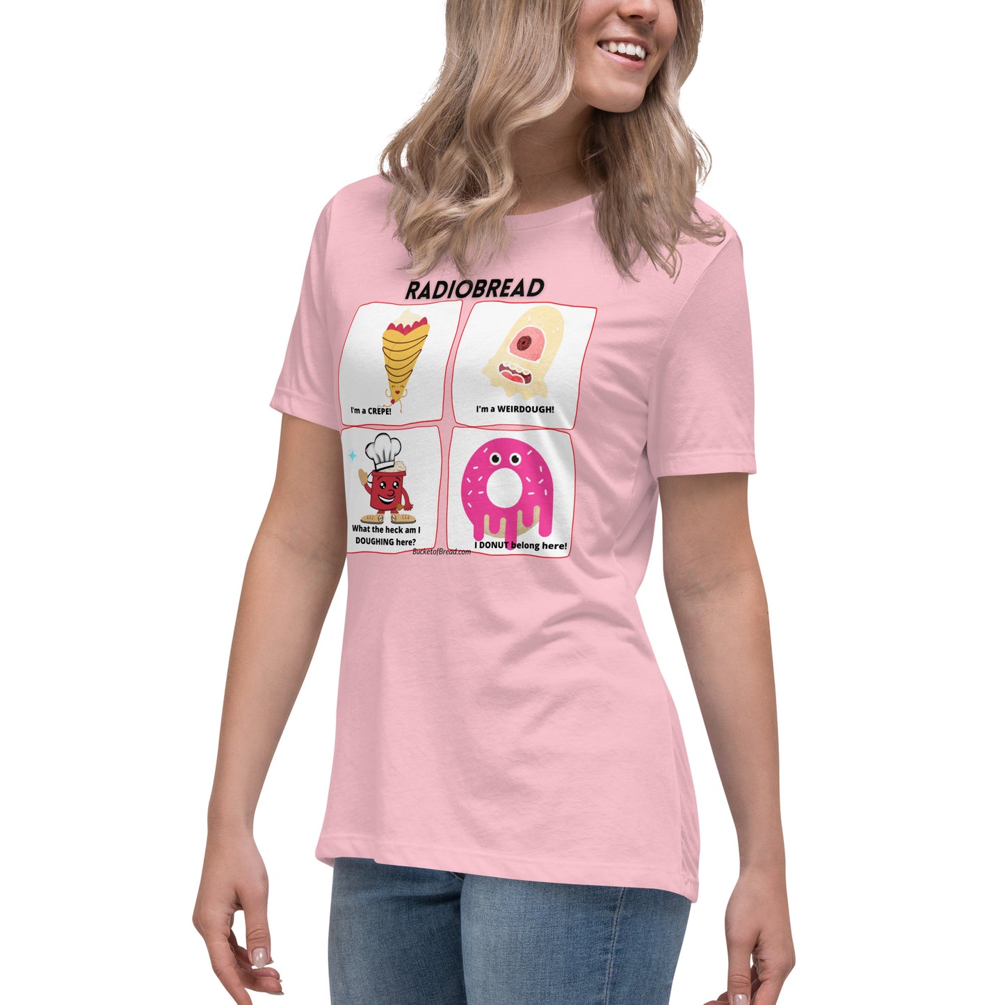 Women's Relaxed T-Shirt - Radio Bread