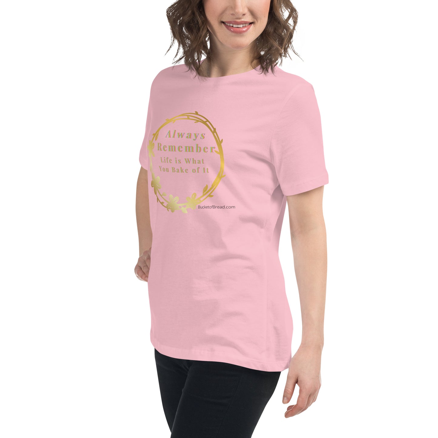 Women's Relaxed T-Shirt - Life is What You Bake of It