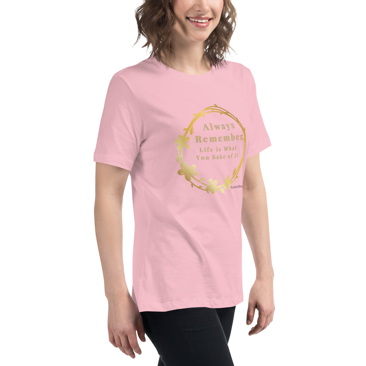 Women's Relaxed T-Shirt - Life is What You Bake of It