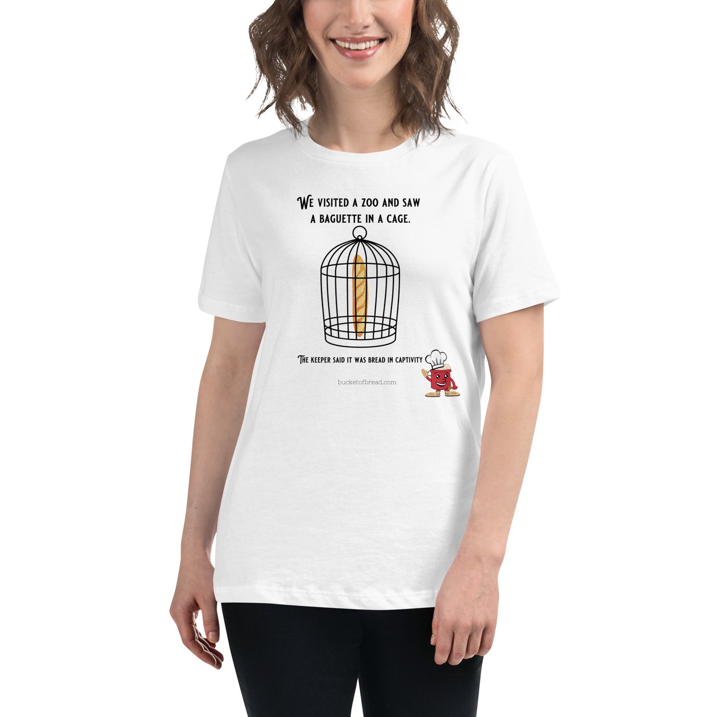 Women's Relaxed T-Shirt - Bread in Captivity