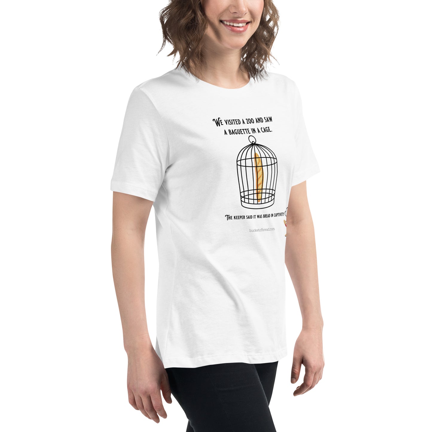 Women's Relaxed T-Shirt - Bread in Captivity